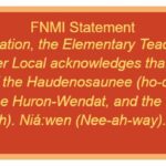 ETFO-UCOTL Land Acknowledgment